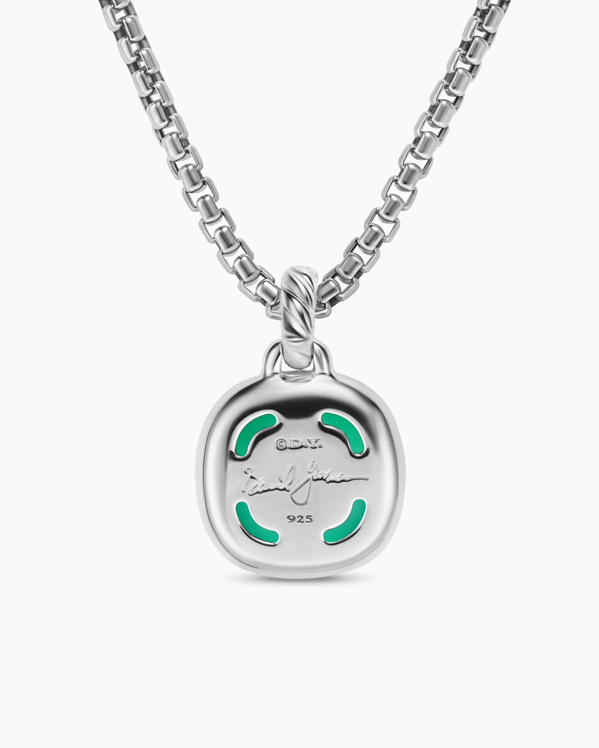 Albion® Pendant Sterling Silver with Lagoon Orchid and Diamonds, 11mm