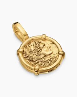 Alexander the Great Amulet 18K Yellow Gold, 20.5mm