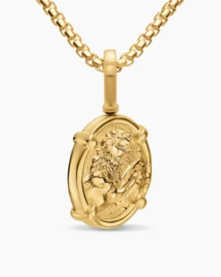 Alexander the Great Amulet 18K Yellow Gold, 20.5mm