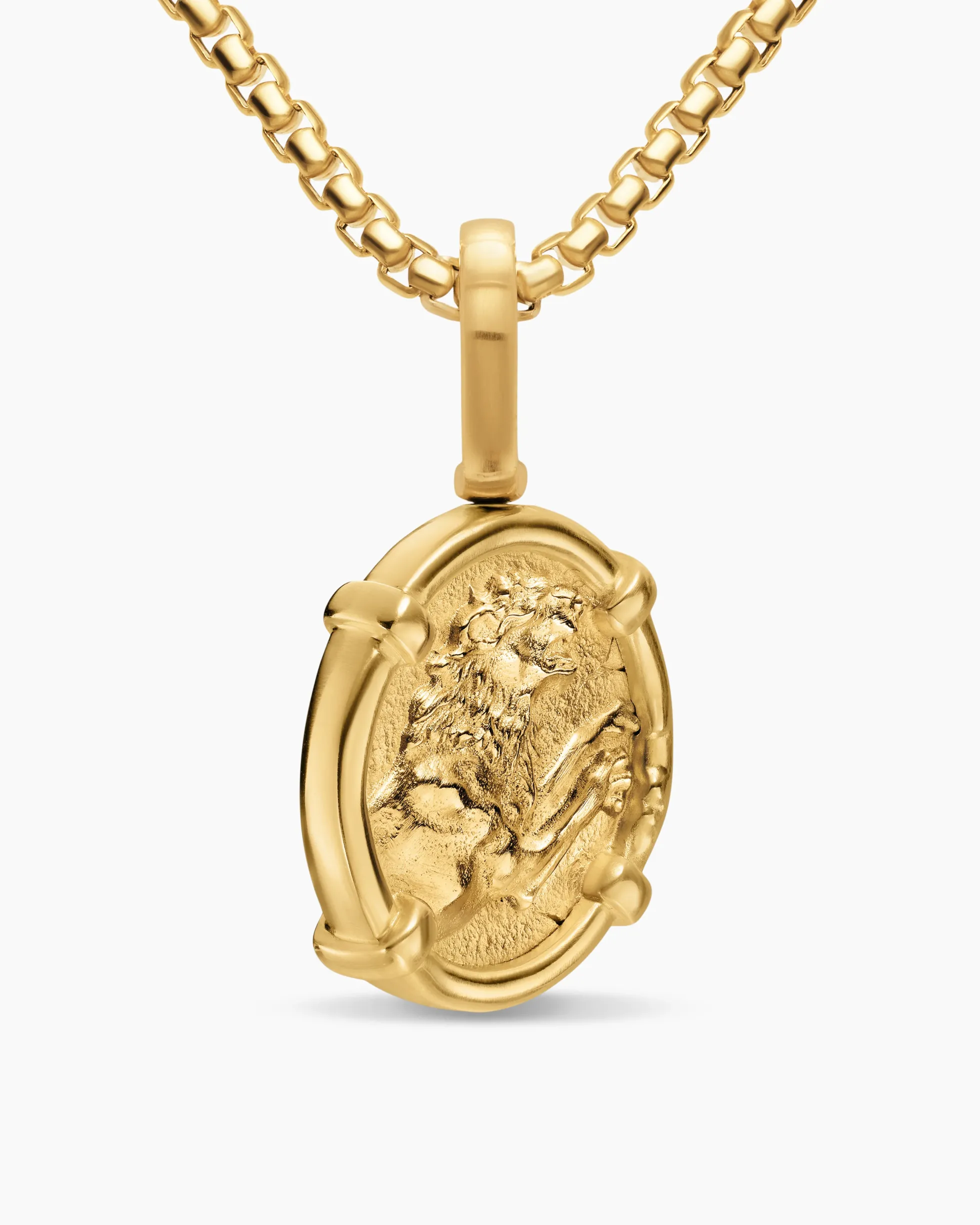 Alexander the Great Amulet 18K Yellow Gold, 20.5mm