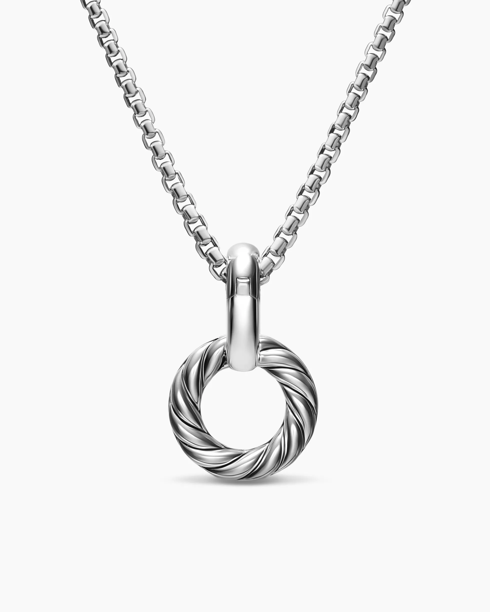 Amulet Holder Sterling Silver with 14K Yellow Gold, 20.3mm