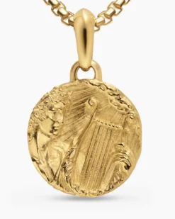 Apollo Amulet 18K Yellow Gold, 24mm