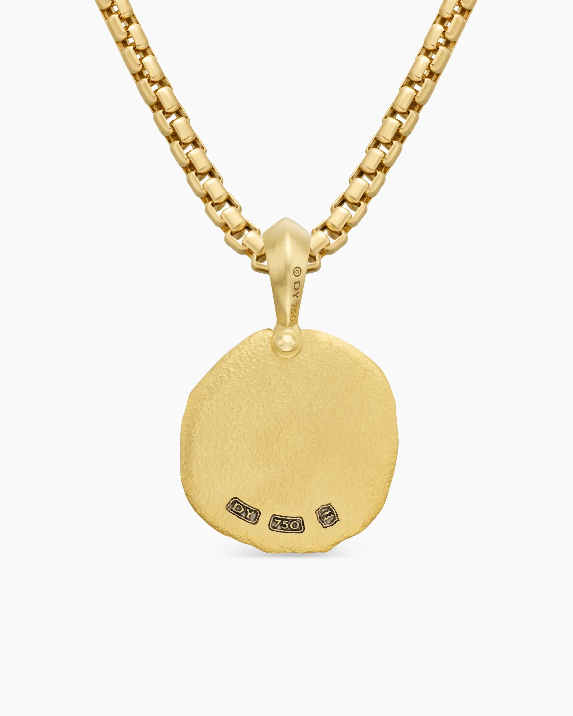 Aquarius Amulet 18K Yellow Gold, 17mm