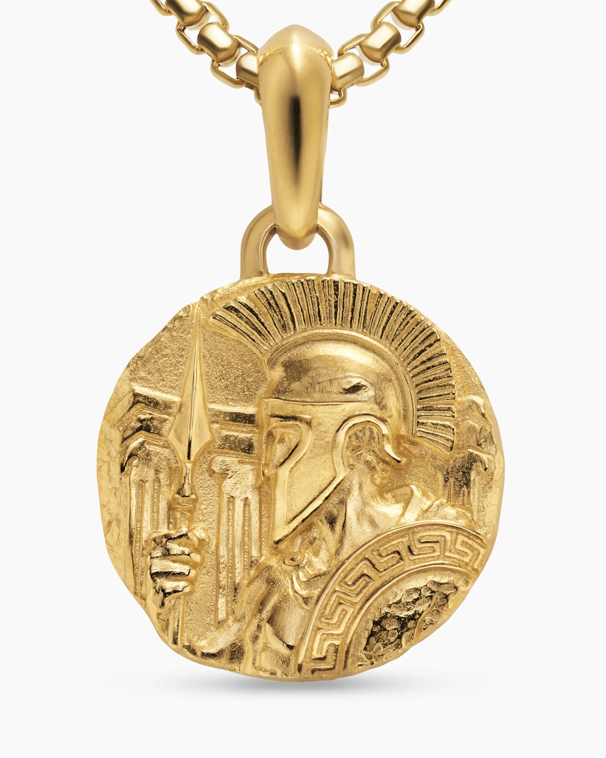Ares Amulet 18K Yellow Gold, 24mm