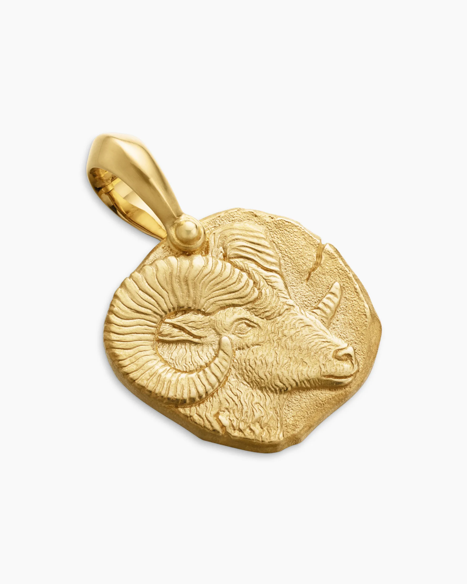 Aries Amulet 18K Yellow Gold, 17mm