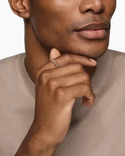 Armory® Band Ring 18K Rose Gold with Cognac Diamonds, 6.2mm
