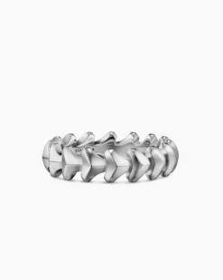 Armory® Band Ring Sterling Silver, 6.2mm