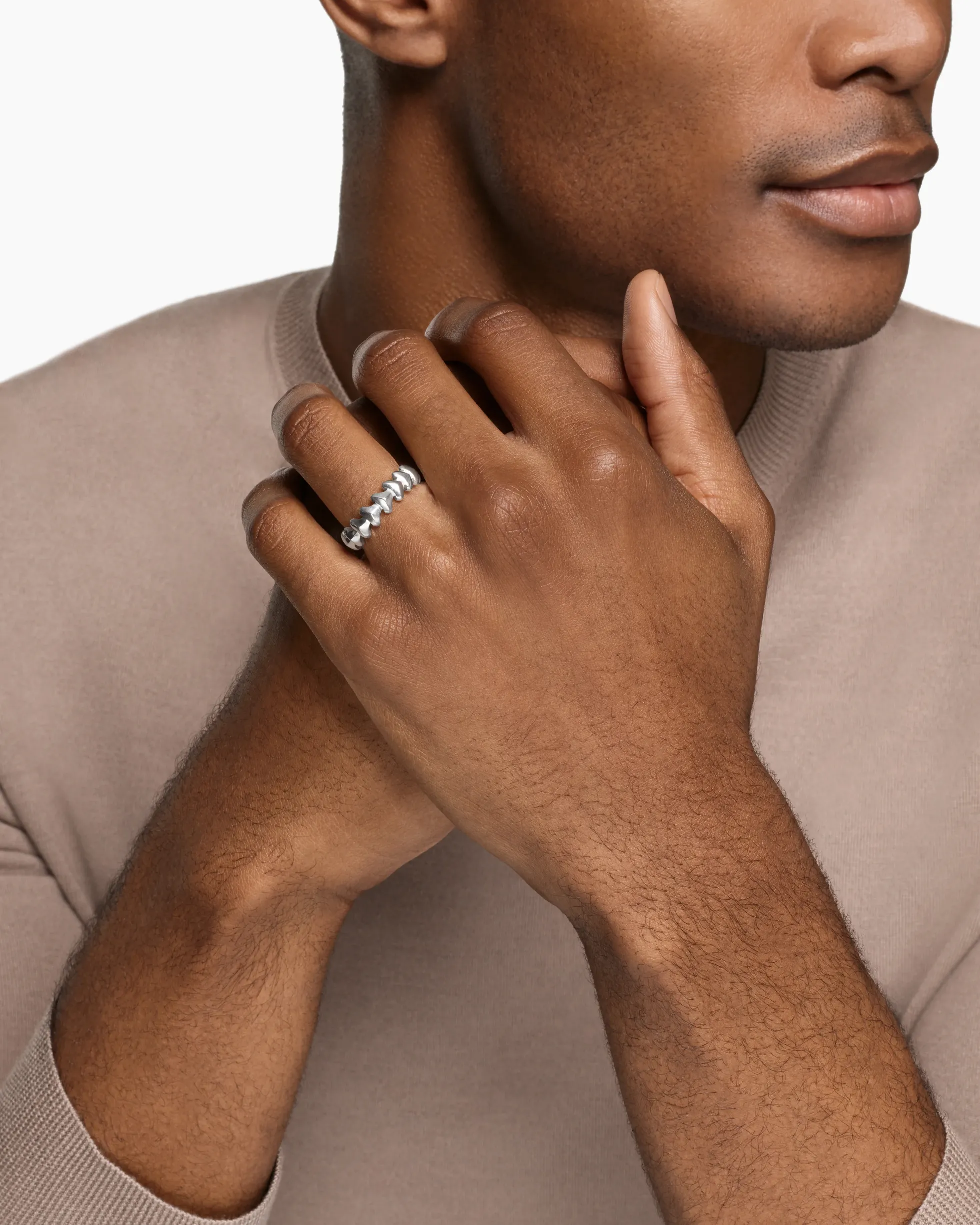 Armory® Band Ring Sterling Silver, 6.2mm
