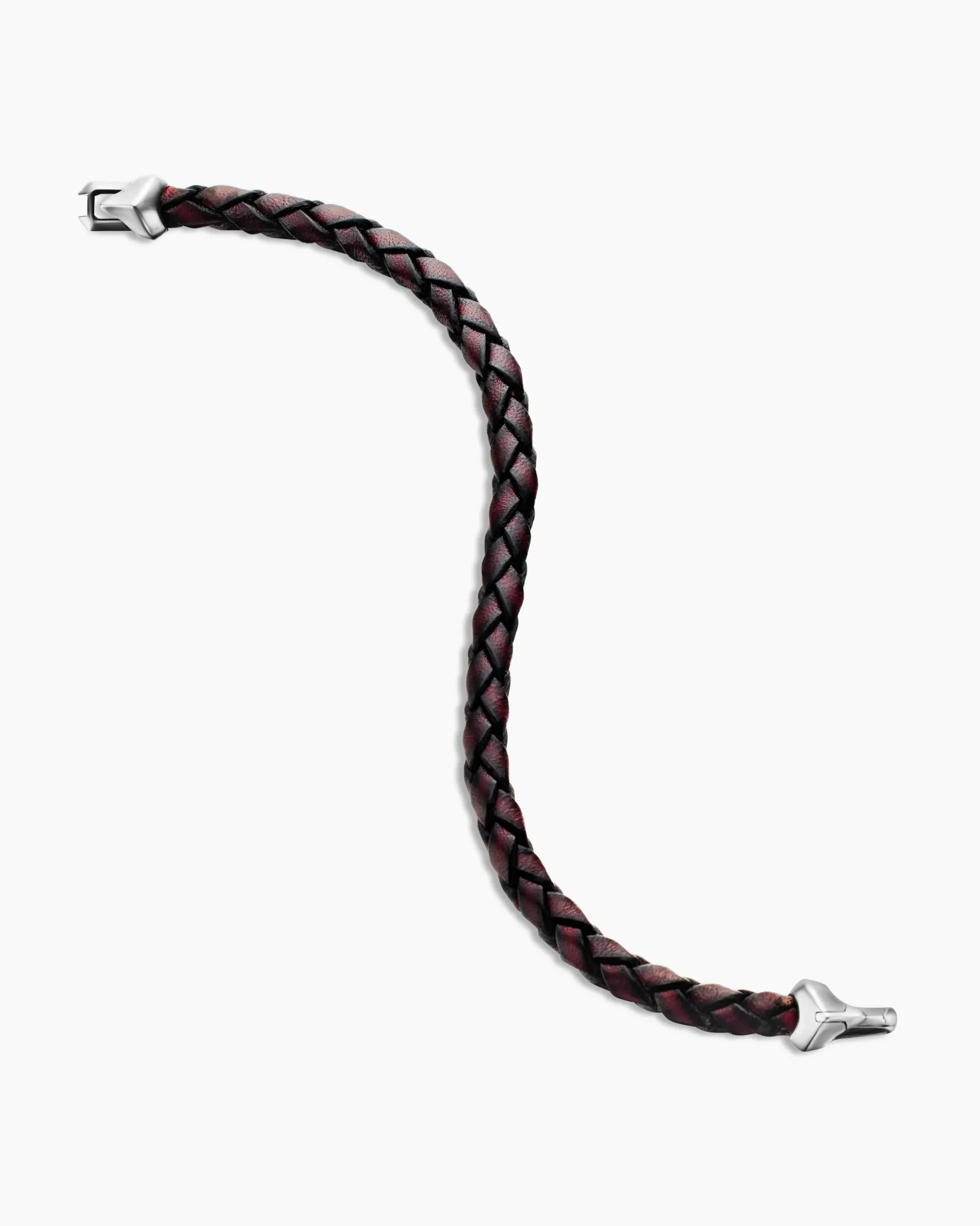 Armory® Bracelet Brown Leather with Sterling Silver, 10.7mm
