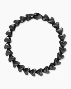 Armory® Link Bracelet Black Titanium, 9.5mm