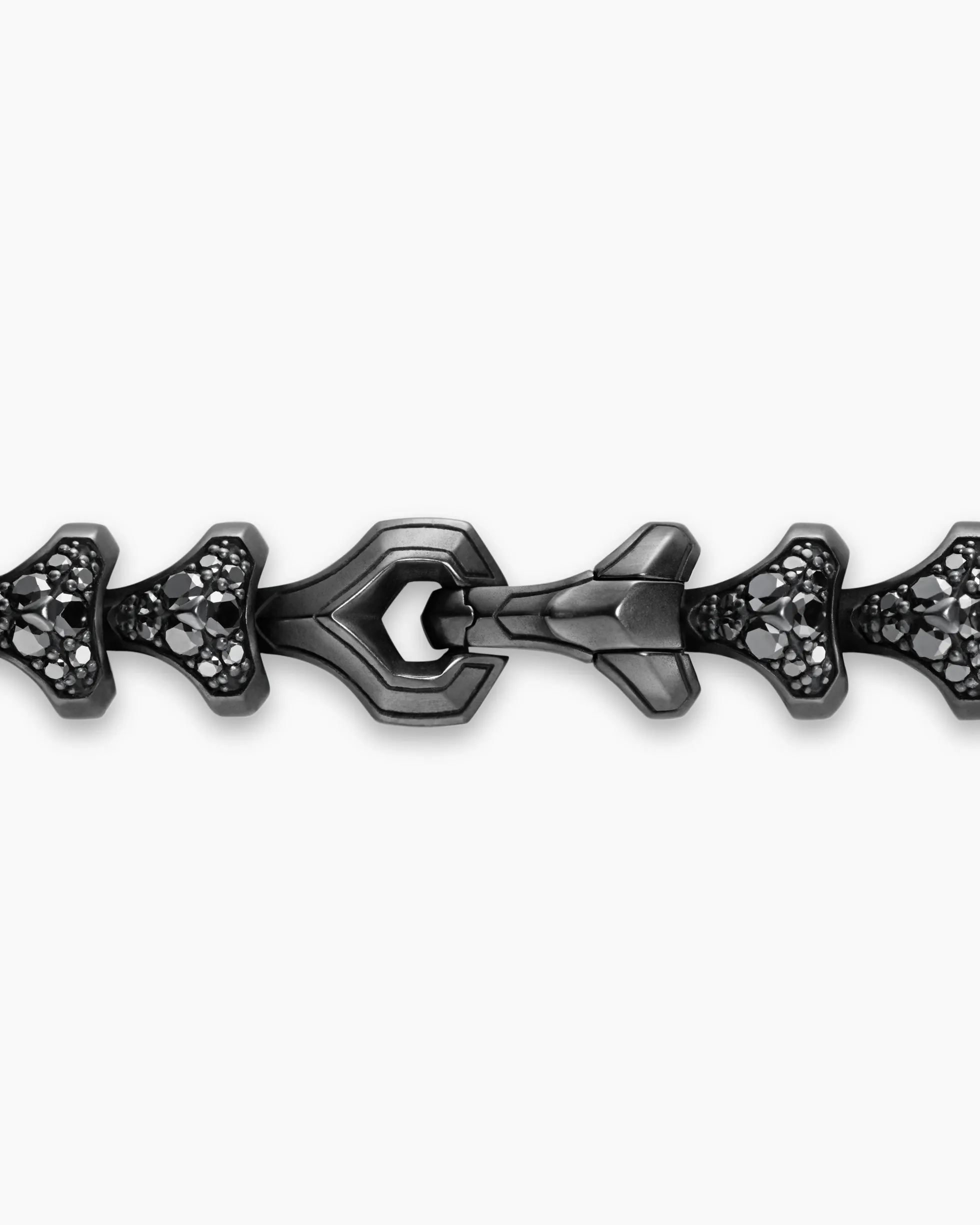 Armory® Necklace Black Titanium with Black Diamonds, 9.5mm