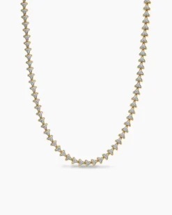 Armory® Necklace 18K Yellow Gold with Diamonds, 7.5mm