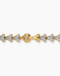 Armory® Necklace 18K Yellow Gold with Diamonds, 7.5mm
