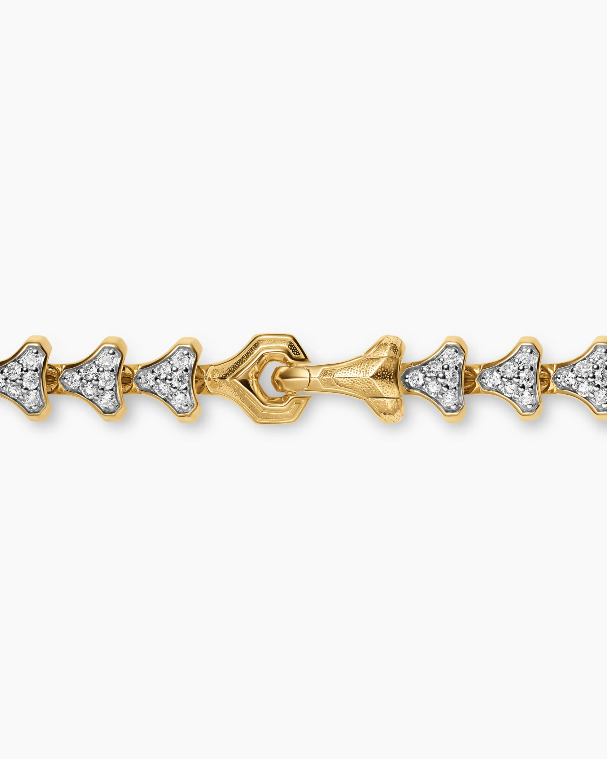 Armory® Necklace 18K Yellow Gold with Diamonds, 7.5mm