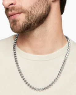 Armory® Necklace Sterling Silver, 9.5mm
