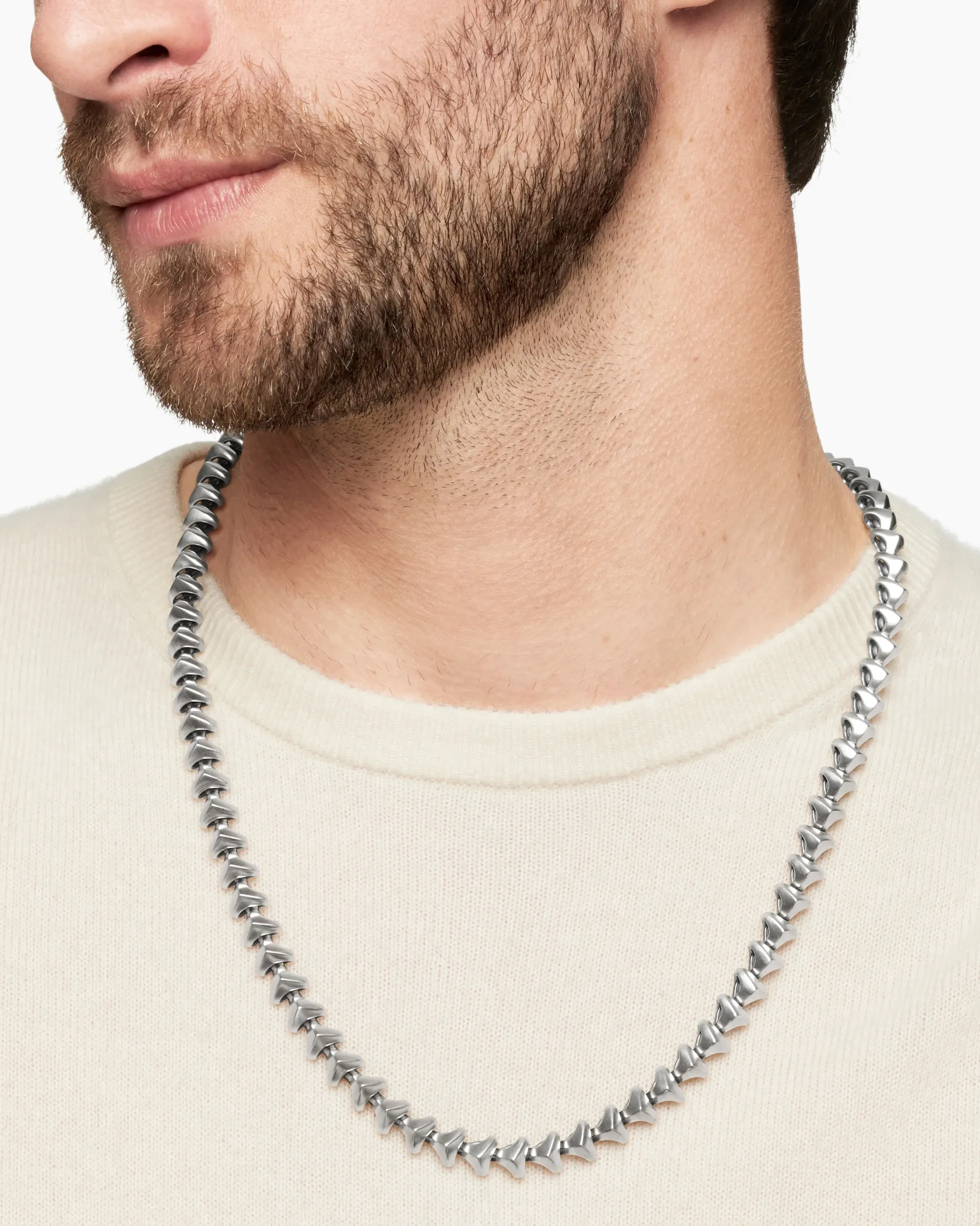 Armory® Necklace Sterling Silver, 9.5mm