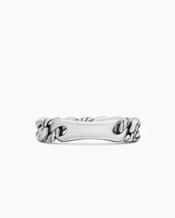 Belmont® Curb Link Band Ring Sterling Silver, 5mm