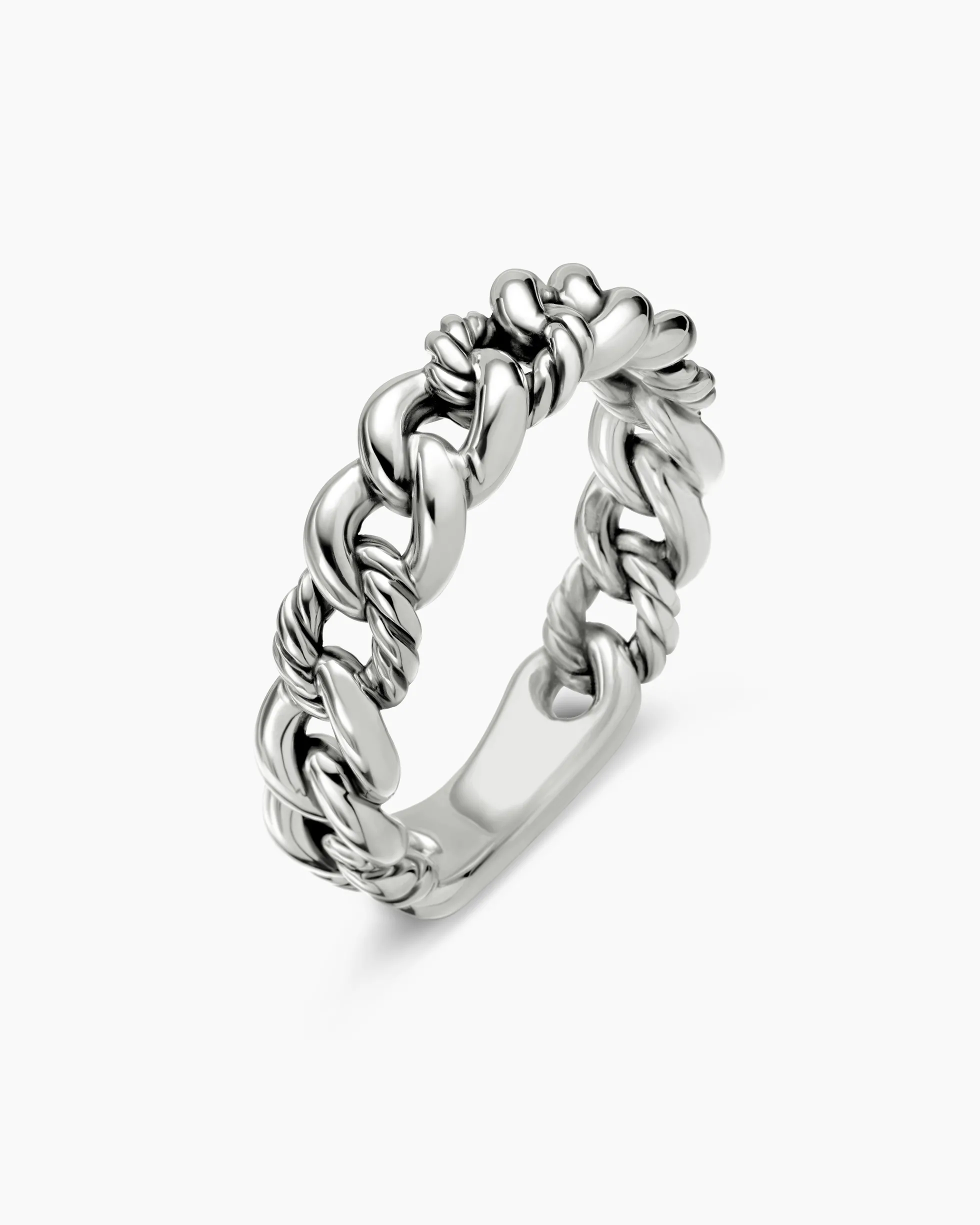 Belmont® Curb Link Band Ring Sterling Silver, 5mm