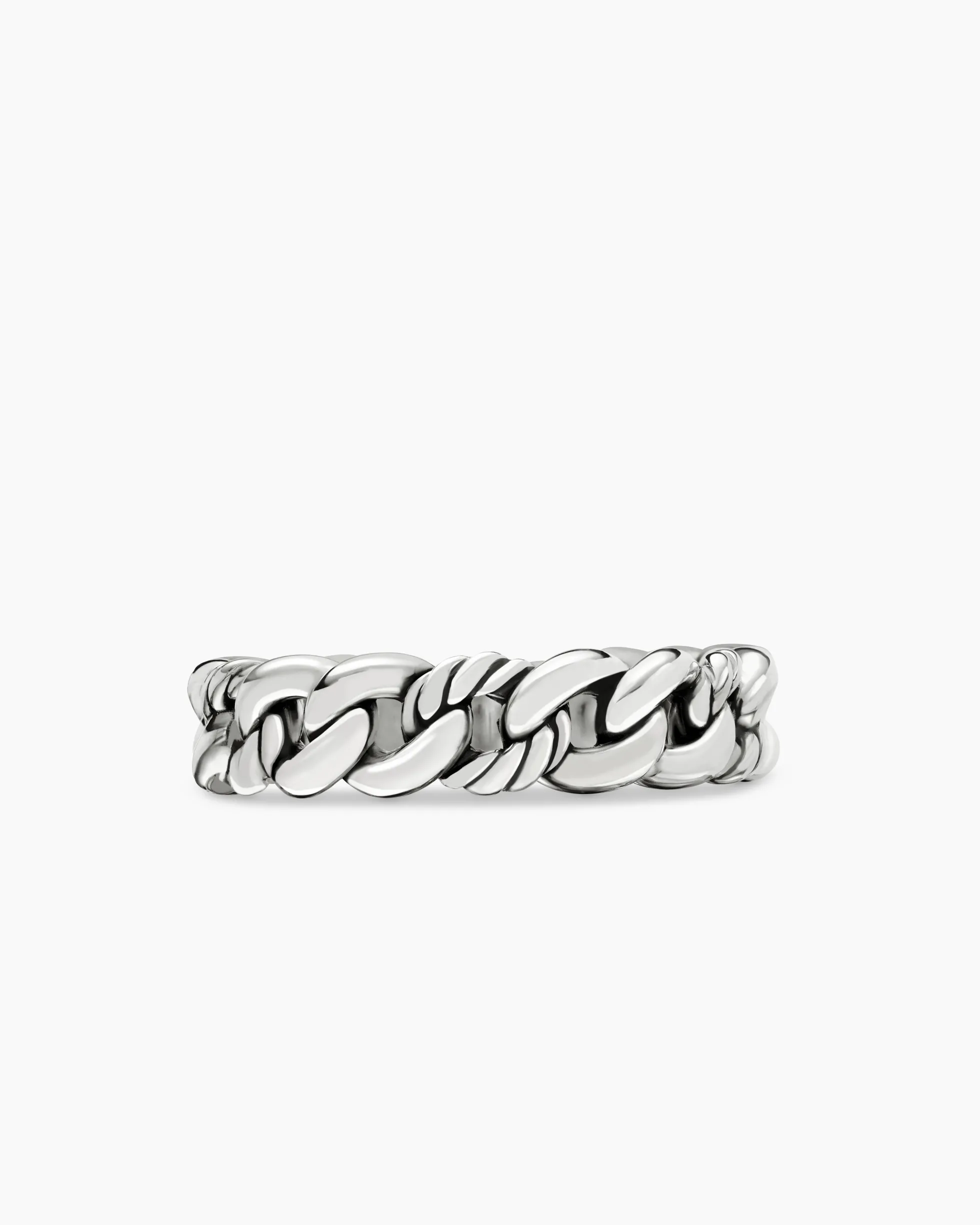 Belmont® Curb Link Band Ring Sterling Silver, 5mm