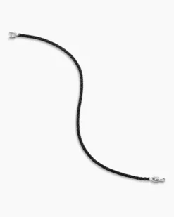 Box Chain Bracelet Stainless Steel and Sterling Silver, 2.7mm