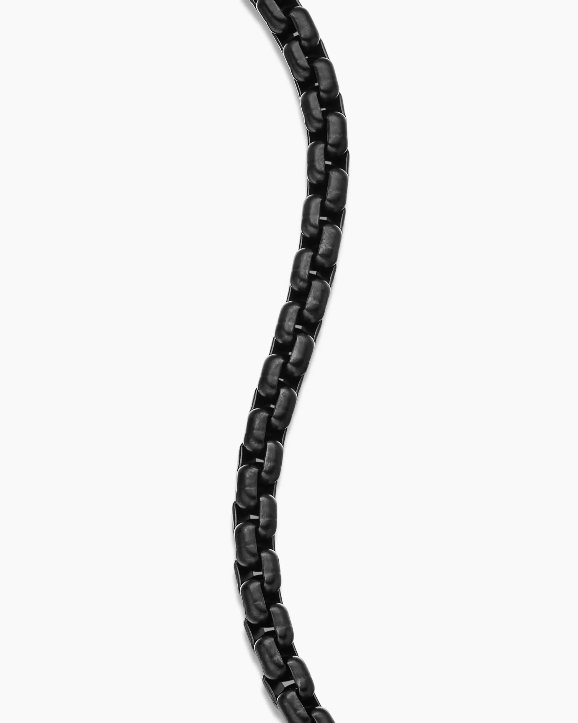 Box Chain Bracelet Stainless Steel with 14K Yellow Gold, 5mm