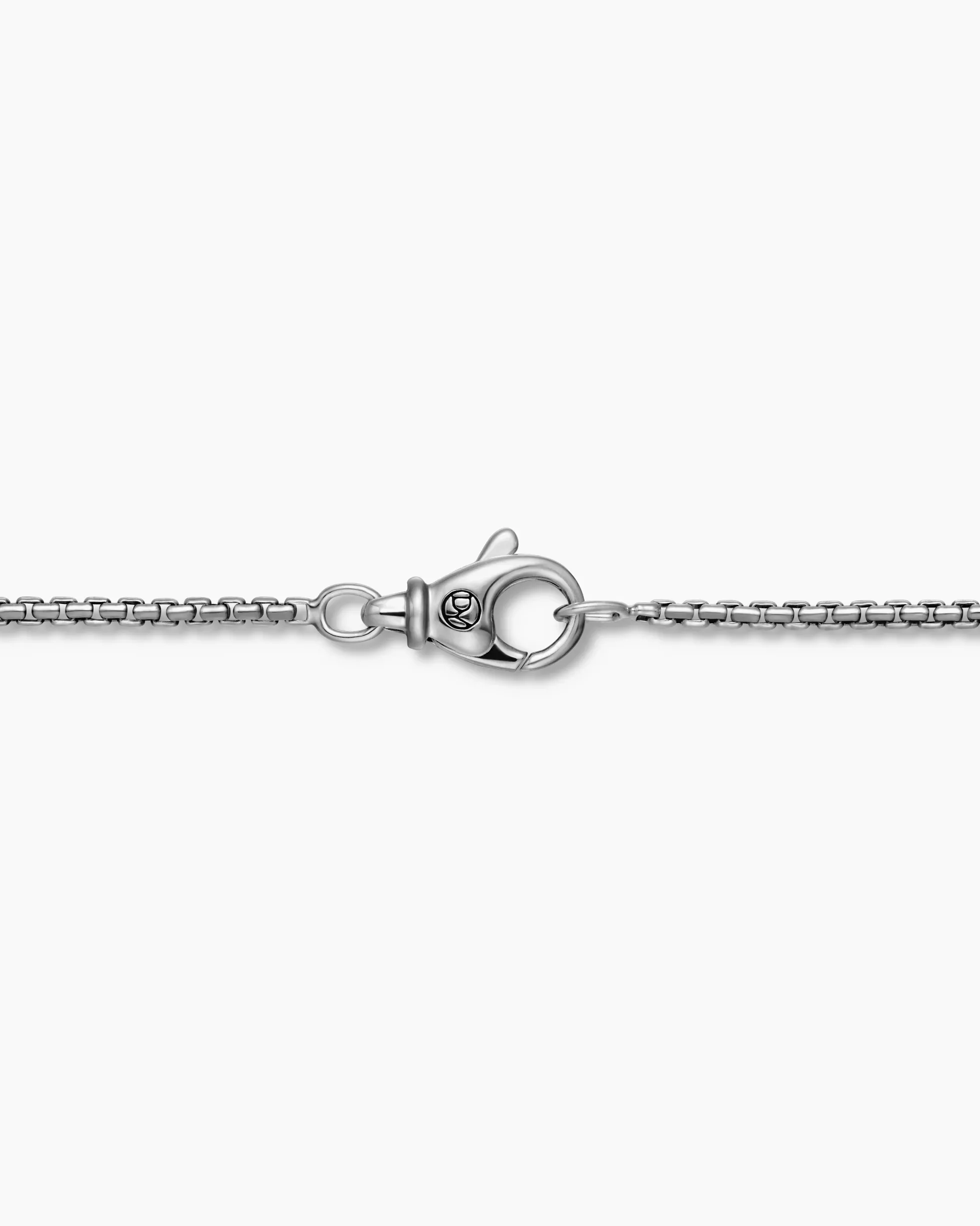 Box Chain Necklace 18K White Gold, 1.7mm