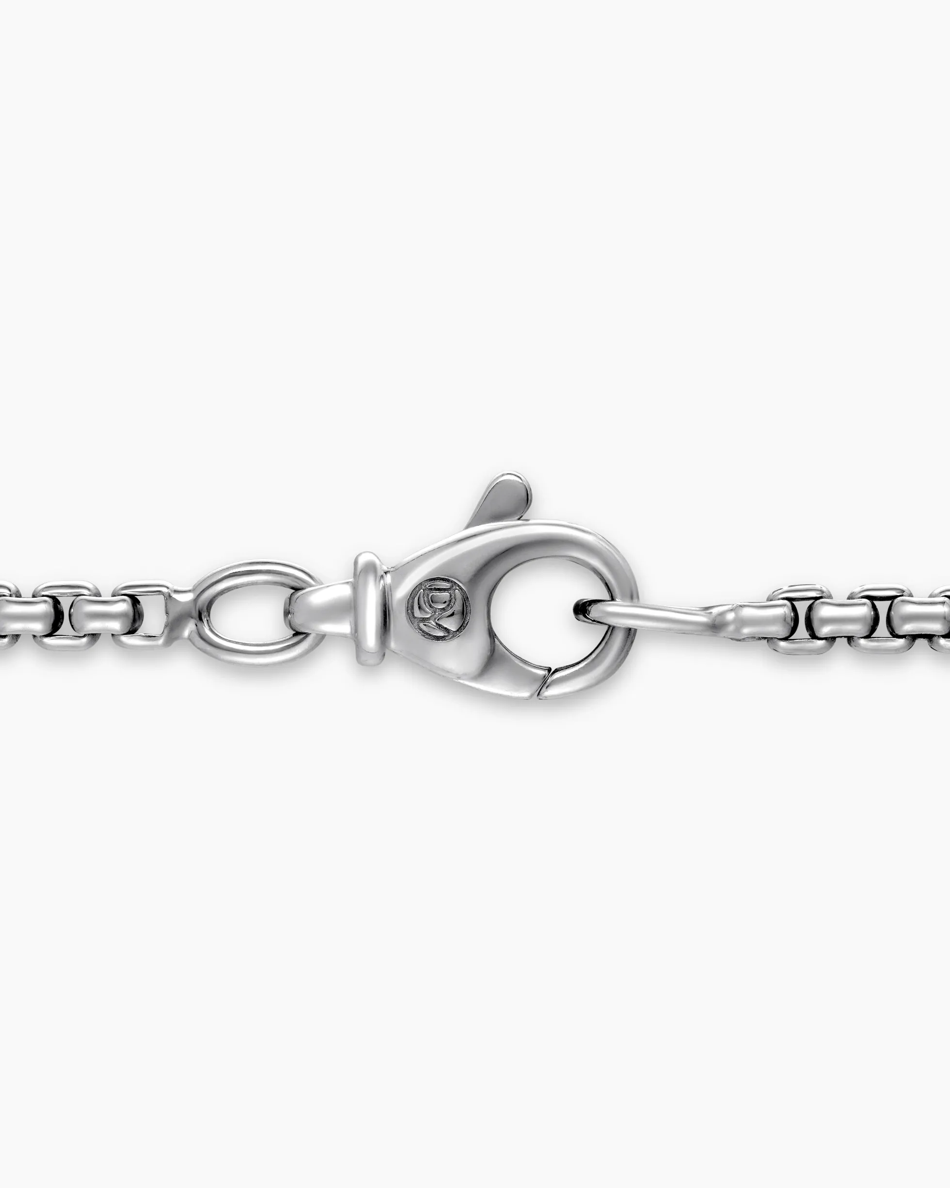 Box Chain Necklace 18K White Gold, 2.7mm
