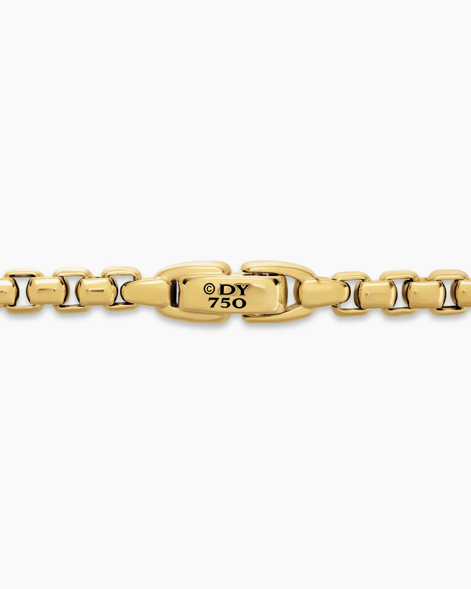 Box Chain Necklace 18K Yellow Gold, 5mm