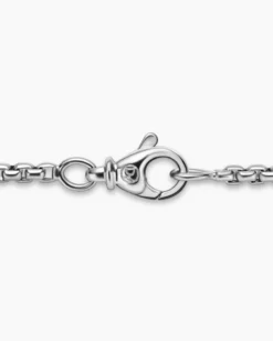 Box Chain Necklace Platinum, 2.7mm