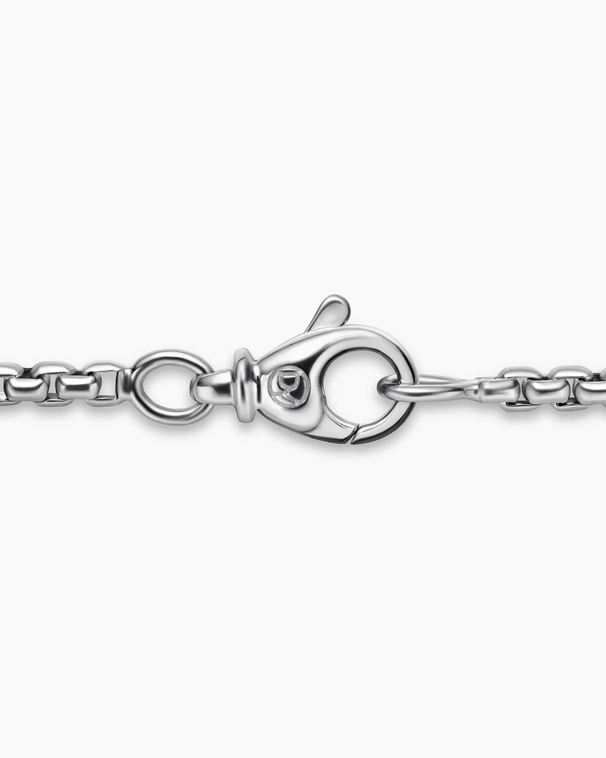 Box Chain Necklace Platinum, 2.7mm