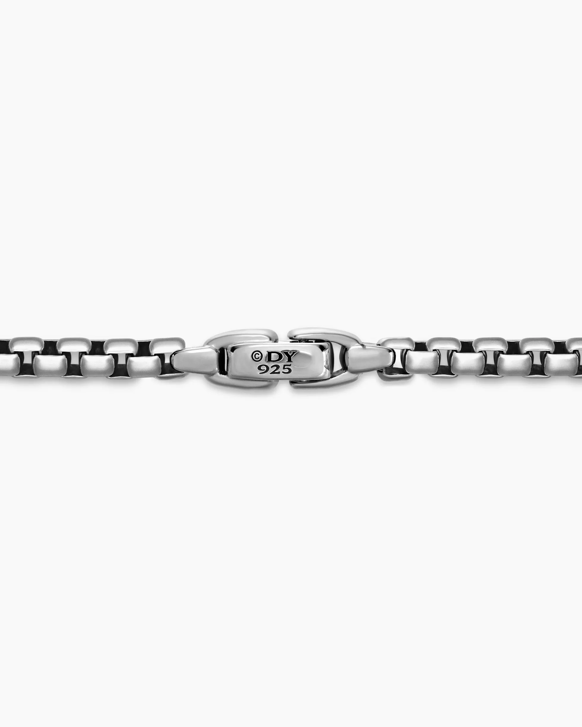 Box Chain Necklace Sterling Silver, 5.2mm