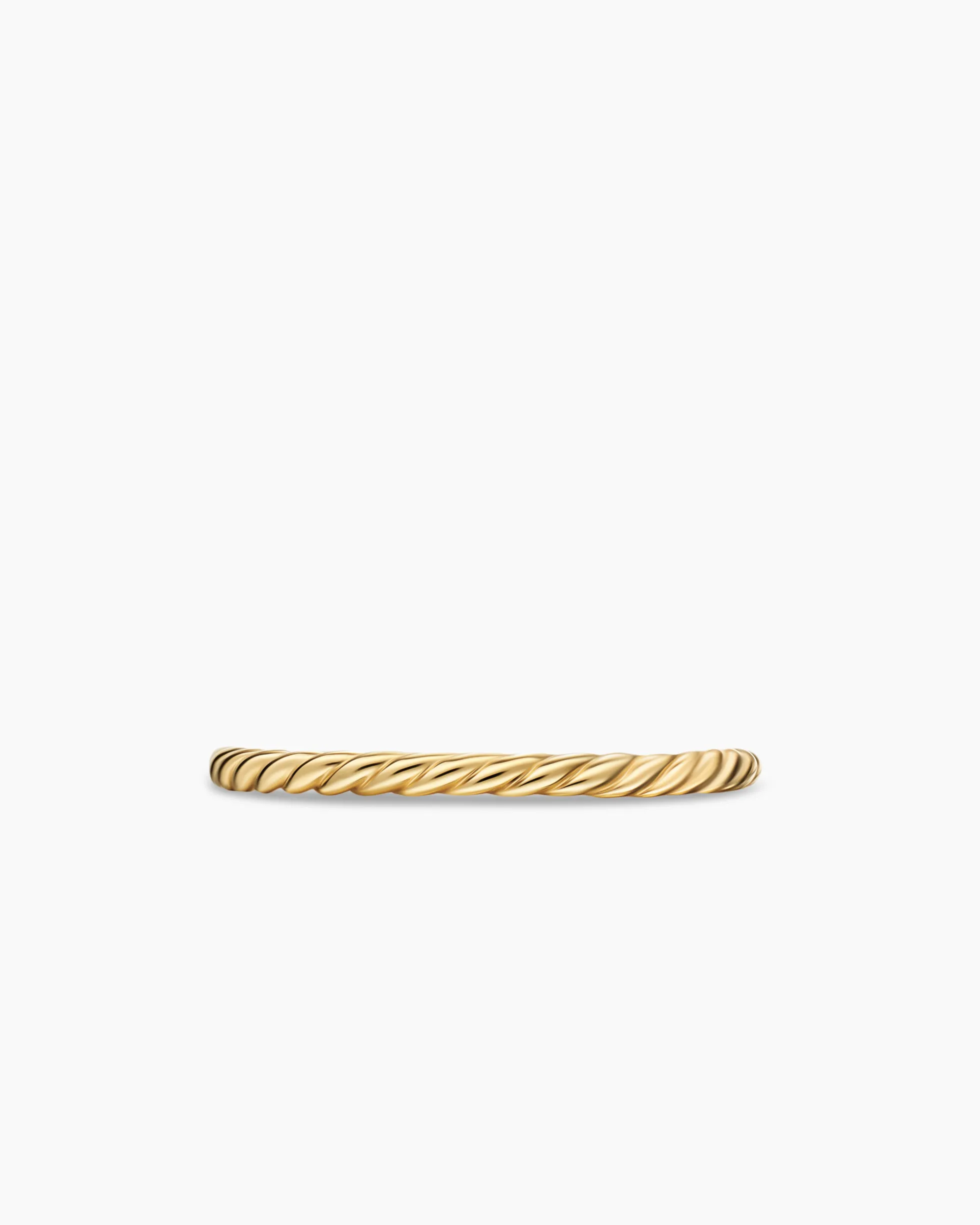 Cable Band Ring 18K Yellow Gold, 1.7mm