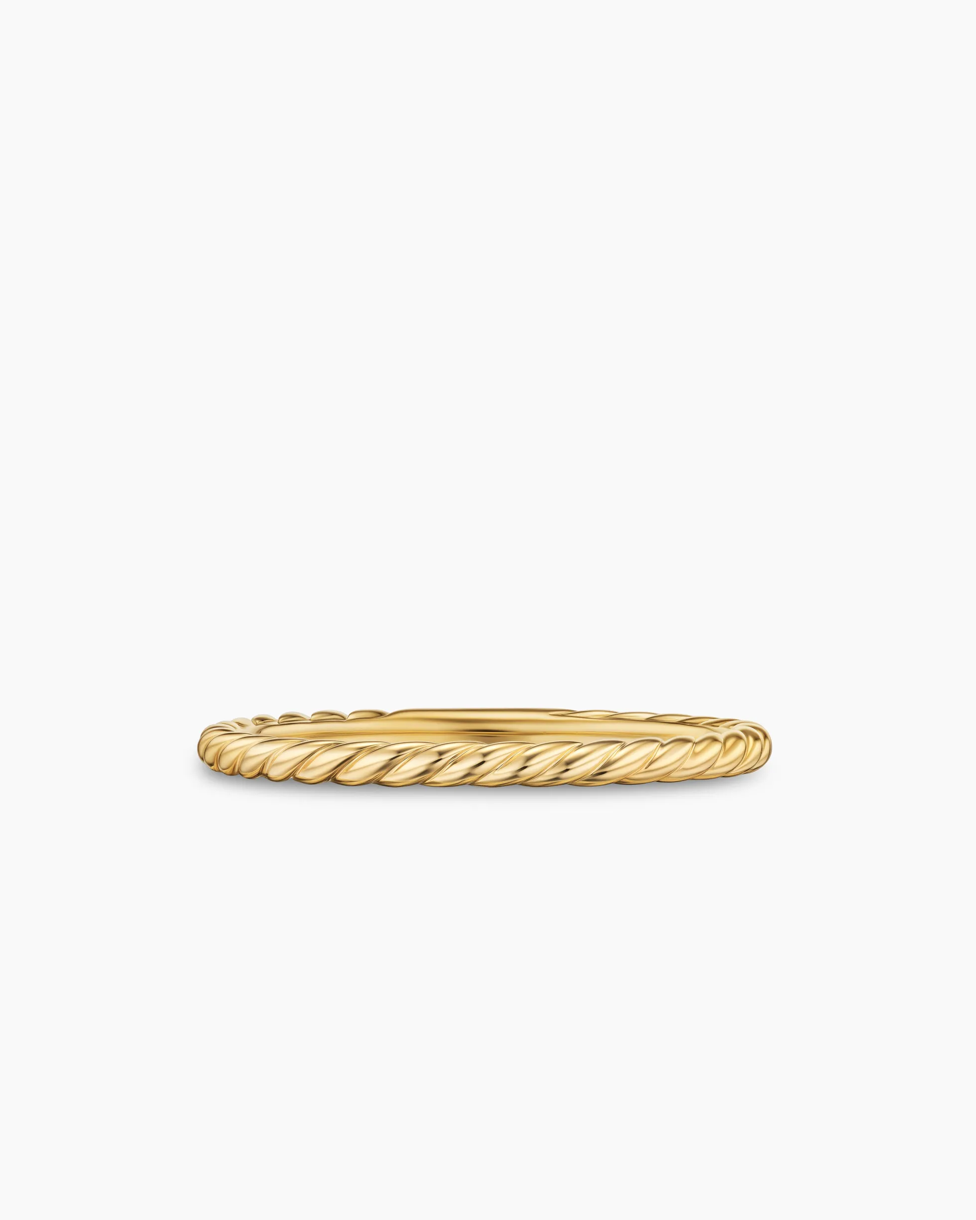 Cable Band Ring 18K Yellow Gold, 1.7mm
