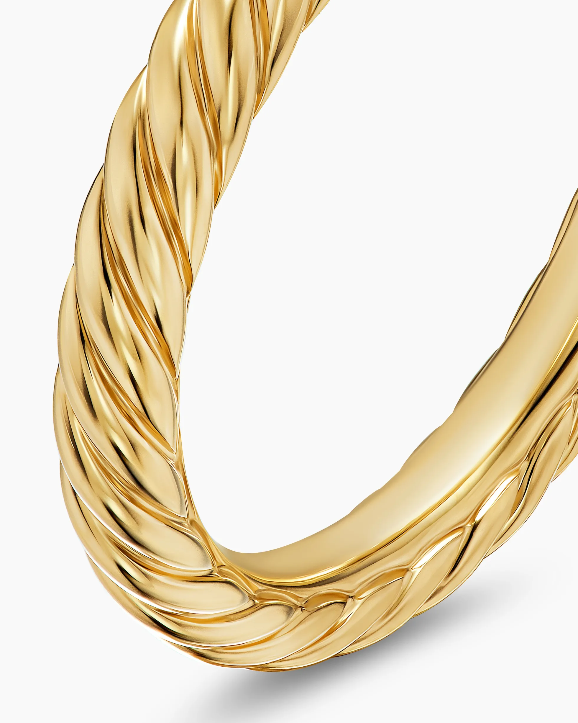 Cable Band Ring 18K Yellow Gold, 2.8mm