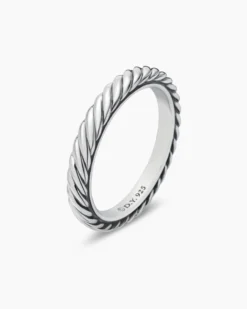 Cable Collectibles® Stack Ring Sterling Silver, 3mm