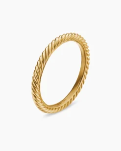 Cable Collectibles® Stack Ring 18K Yellow Gold, 2mm