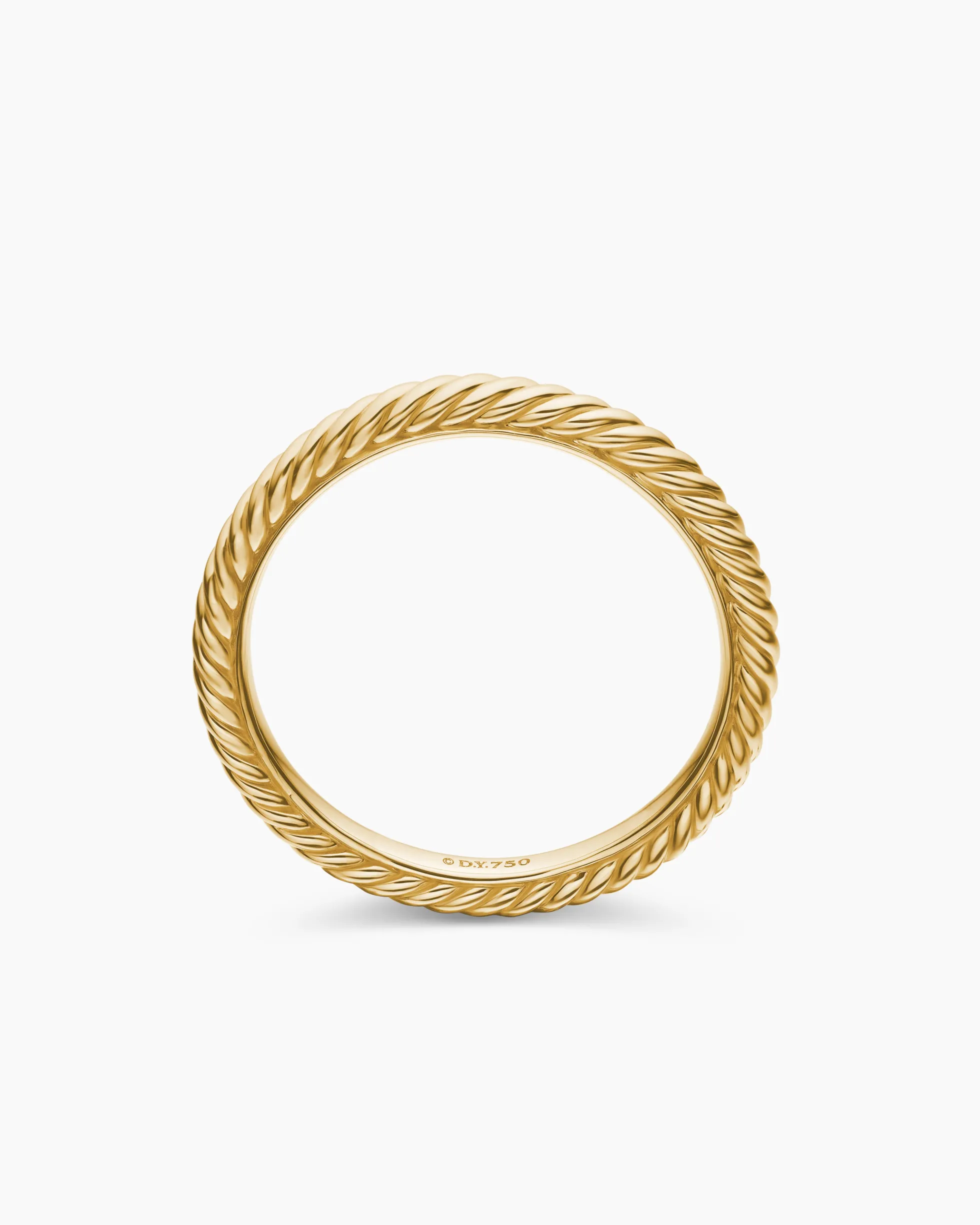 Cable Collectibles® Stack Ring 18K Yellow Gold, 2mm