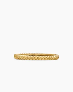 Cable Collectibles® Stack Ring 18K Yellow Gold, 2mm