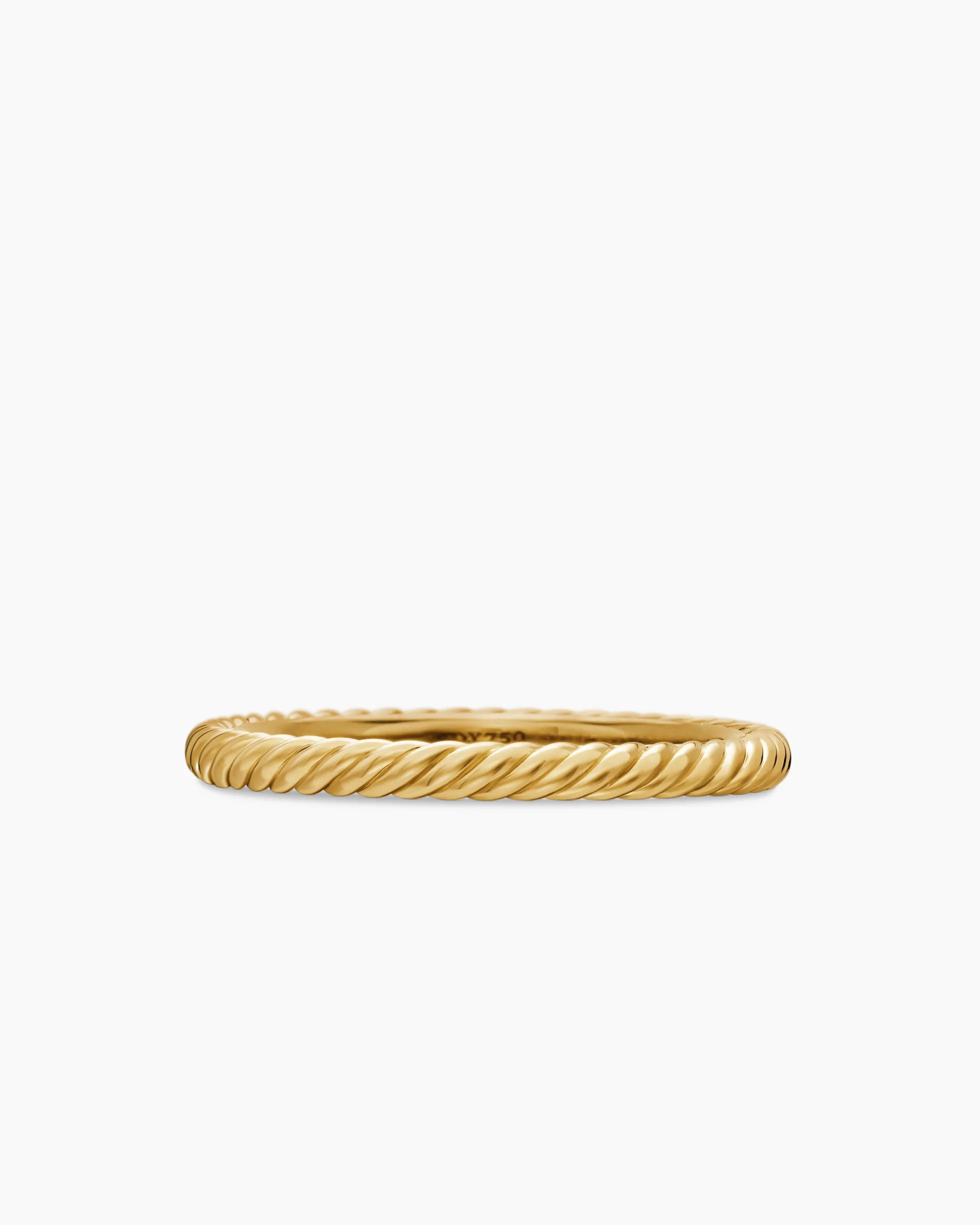 Cable Collectibles® Stack Ring 18K Yellow Gold, 2mm