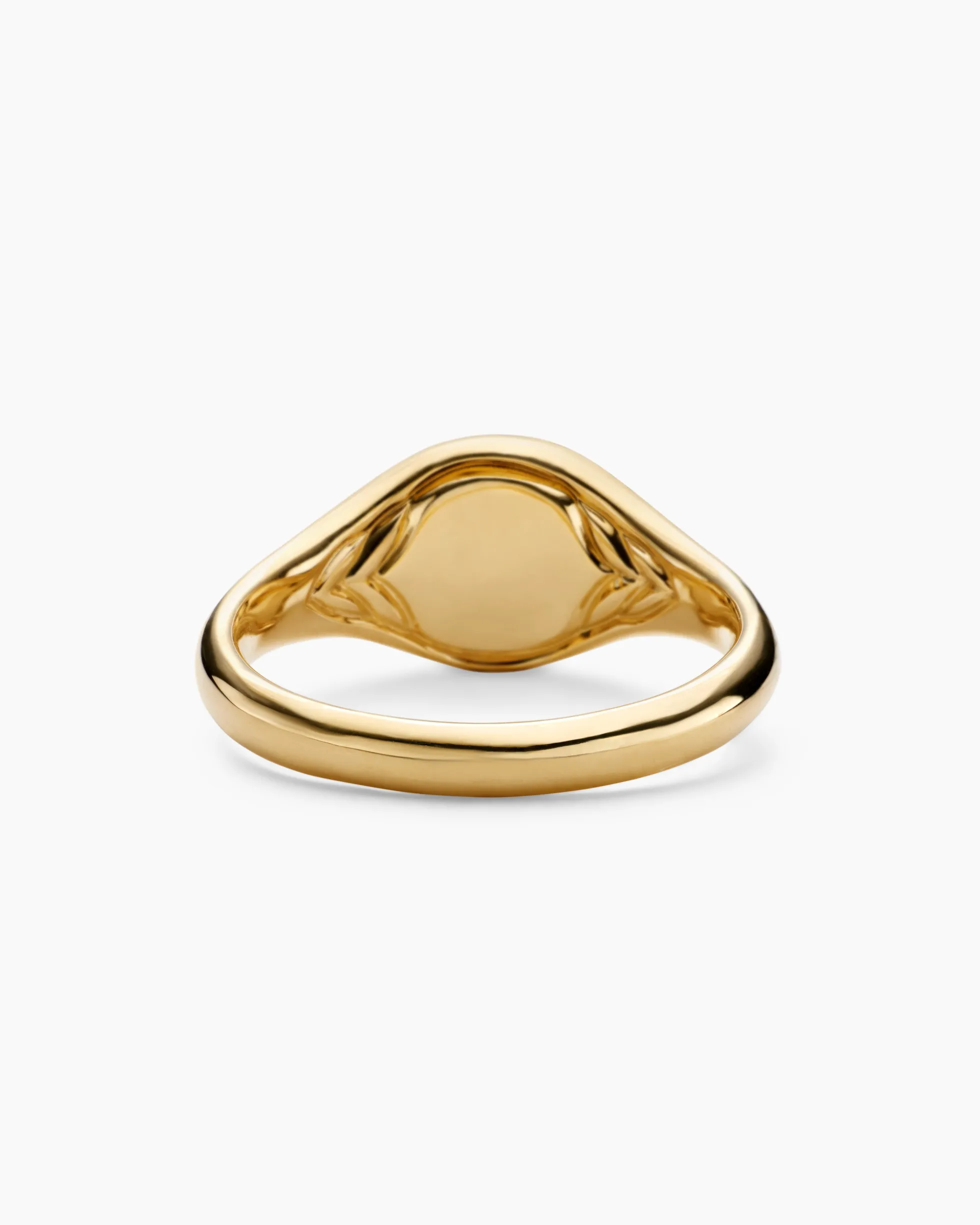 Cable Collectibles® Starset Pinky Ring 18K Yellow Gold with Center Diamond, 7mm