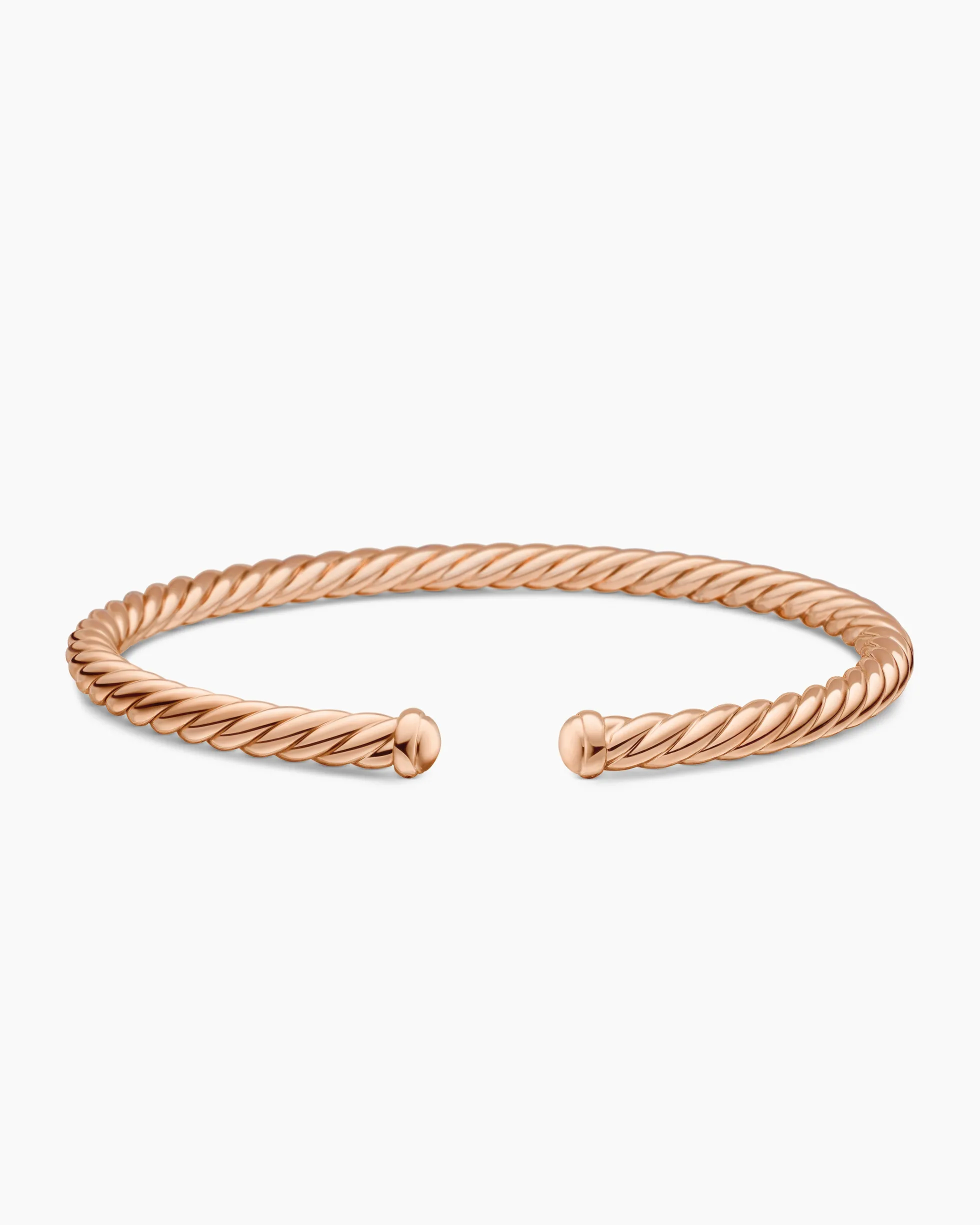 Cable Flex® Bracelet 18K Rose Gold, 4mm