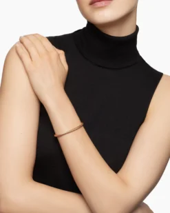 Cable Flex® Bracelet 18K Rose Gold, 4mm