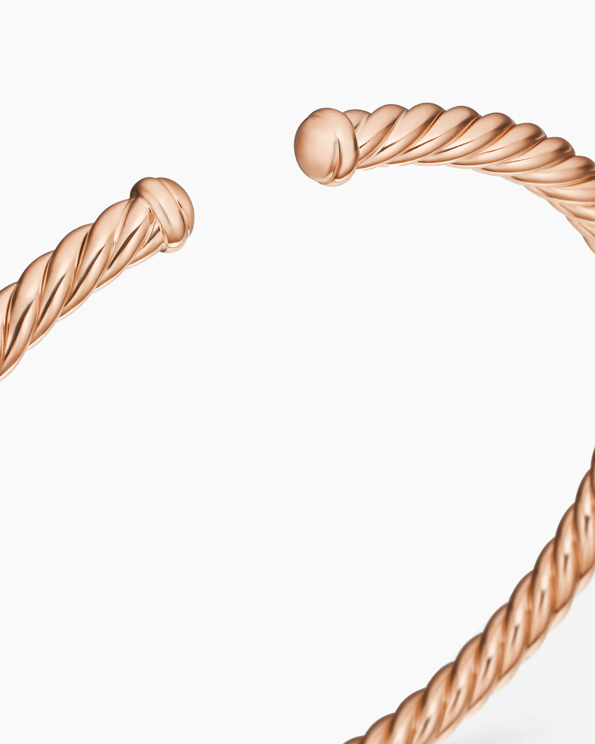 Cable Flex® Bracelet 18K Rose Gold, 4mm