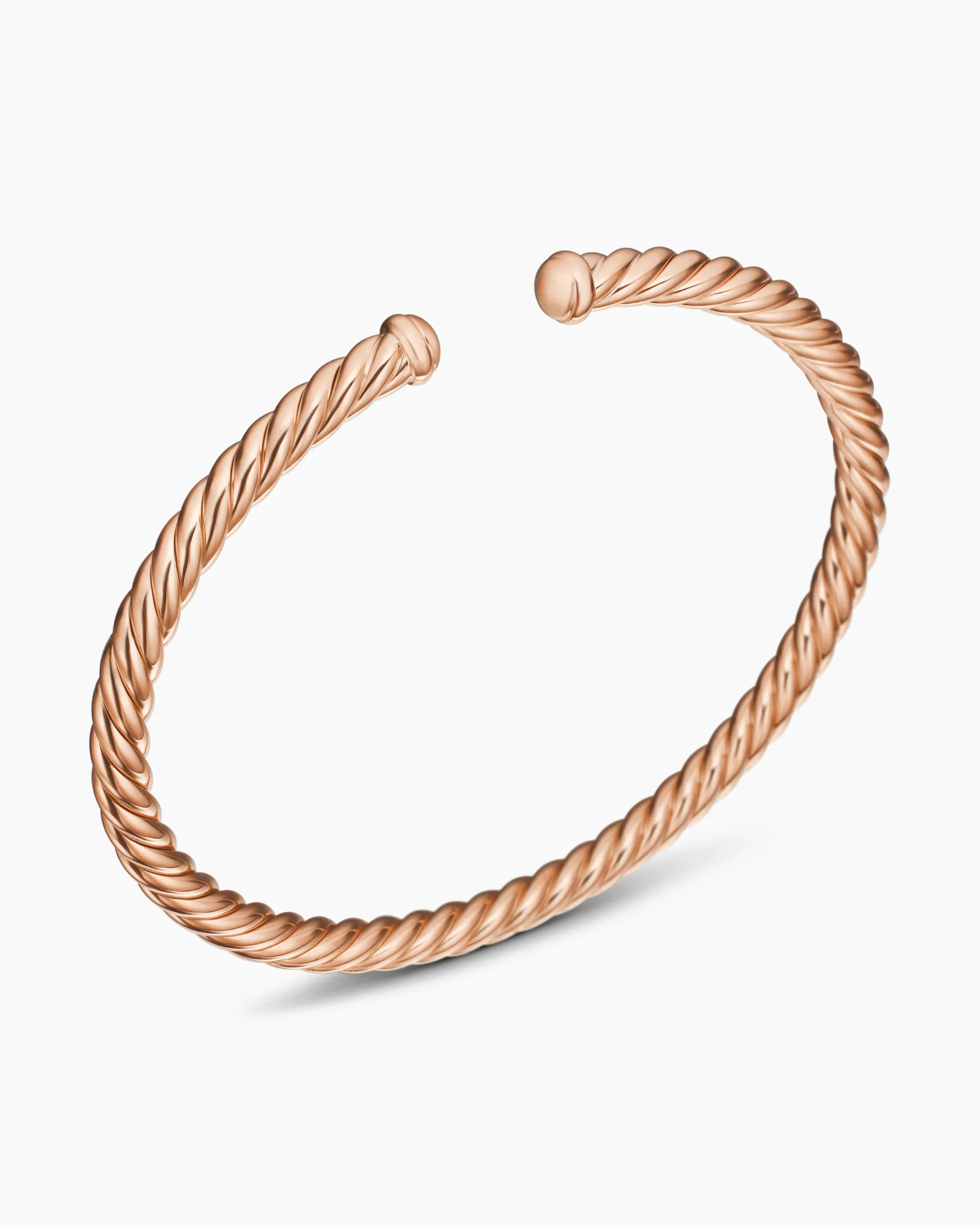 Cable Flex® Bracelet 18K Rose Gold, 4mm