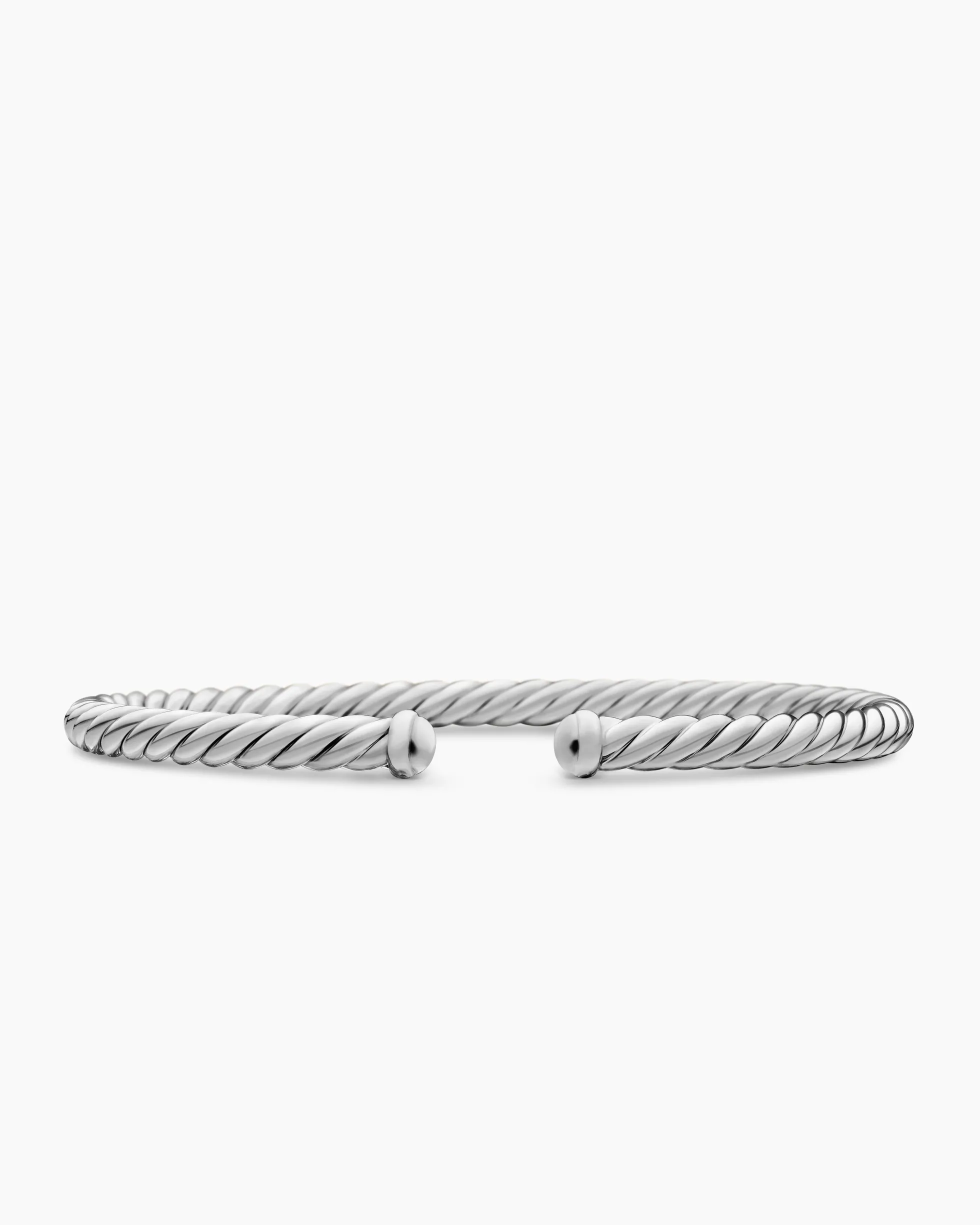 Cable Flex® Bracelet 18K White Gold, 4mm