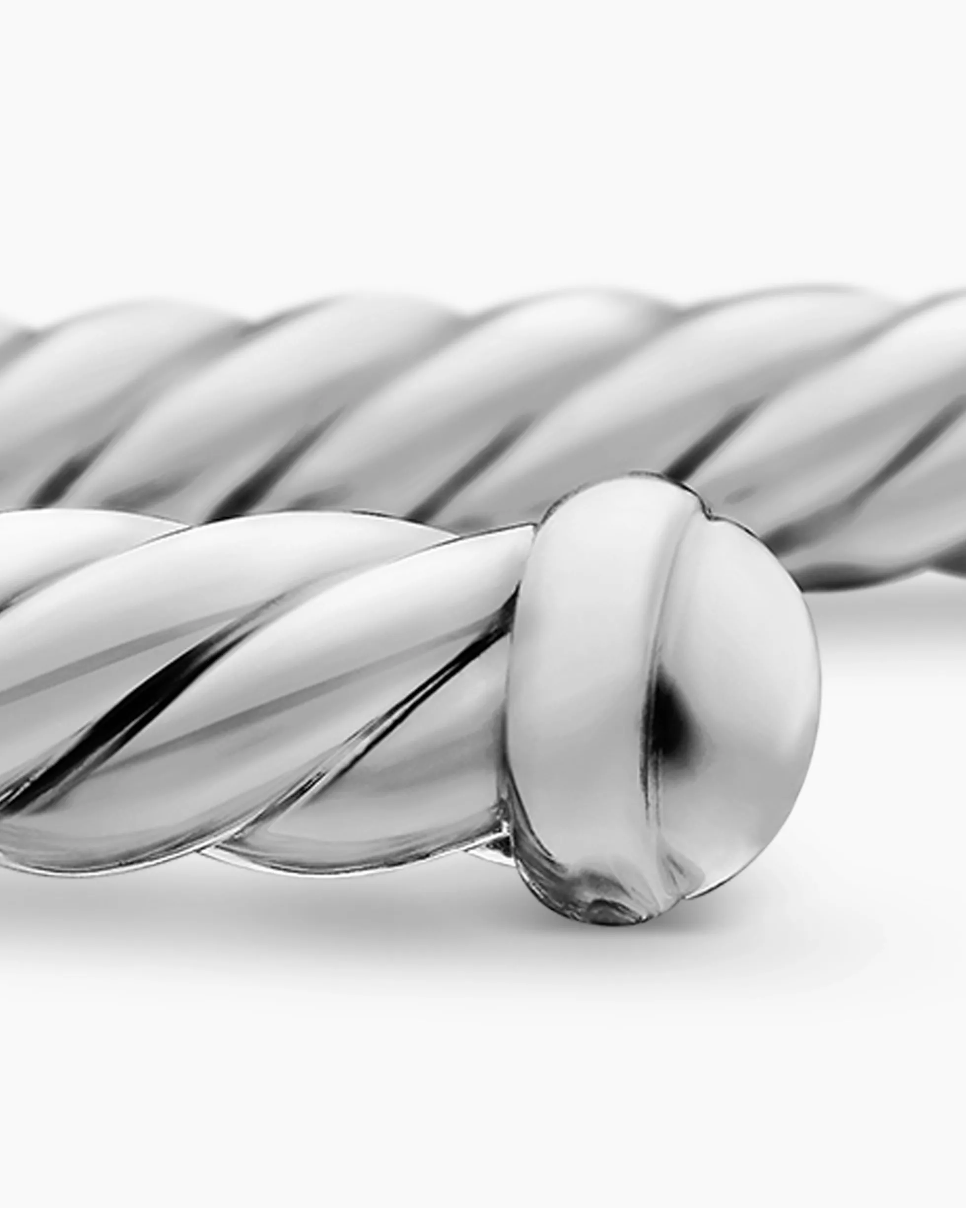 Cable Flex® Bracelet 18K White Gold, 4mm