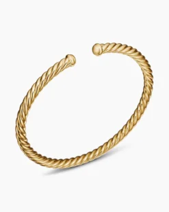 Cable Flex® Bracelet 18K Yellow Gold, 4mm