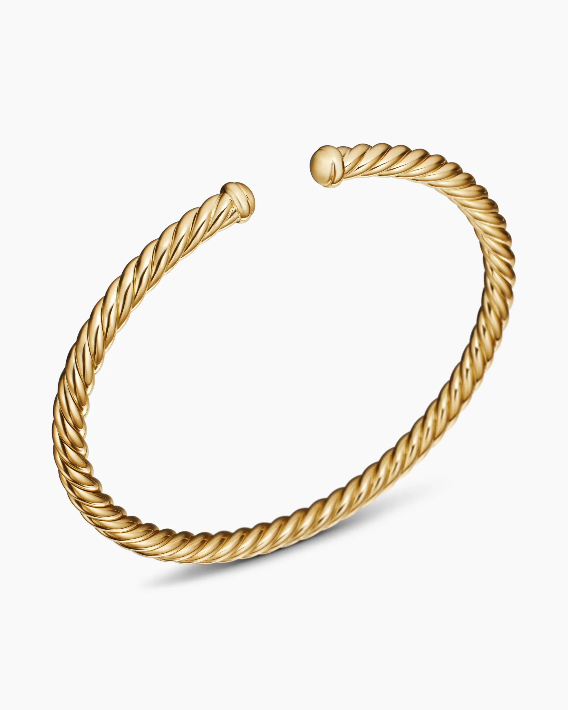 Cable Flex® Bracelet 18K Yellow Gold, 4mm