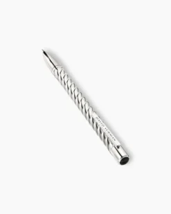Cable Pencil Sterling Silver with Black Onyx