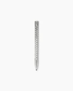 Cable Pen Sterling Silver with Brass